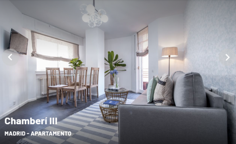 apartment from day apartment for rent for companies in Madrid Chamberí